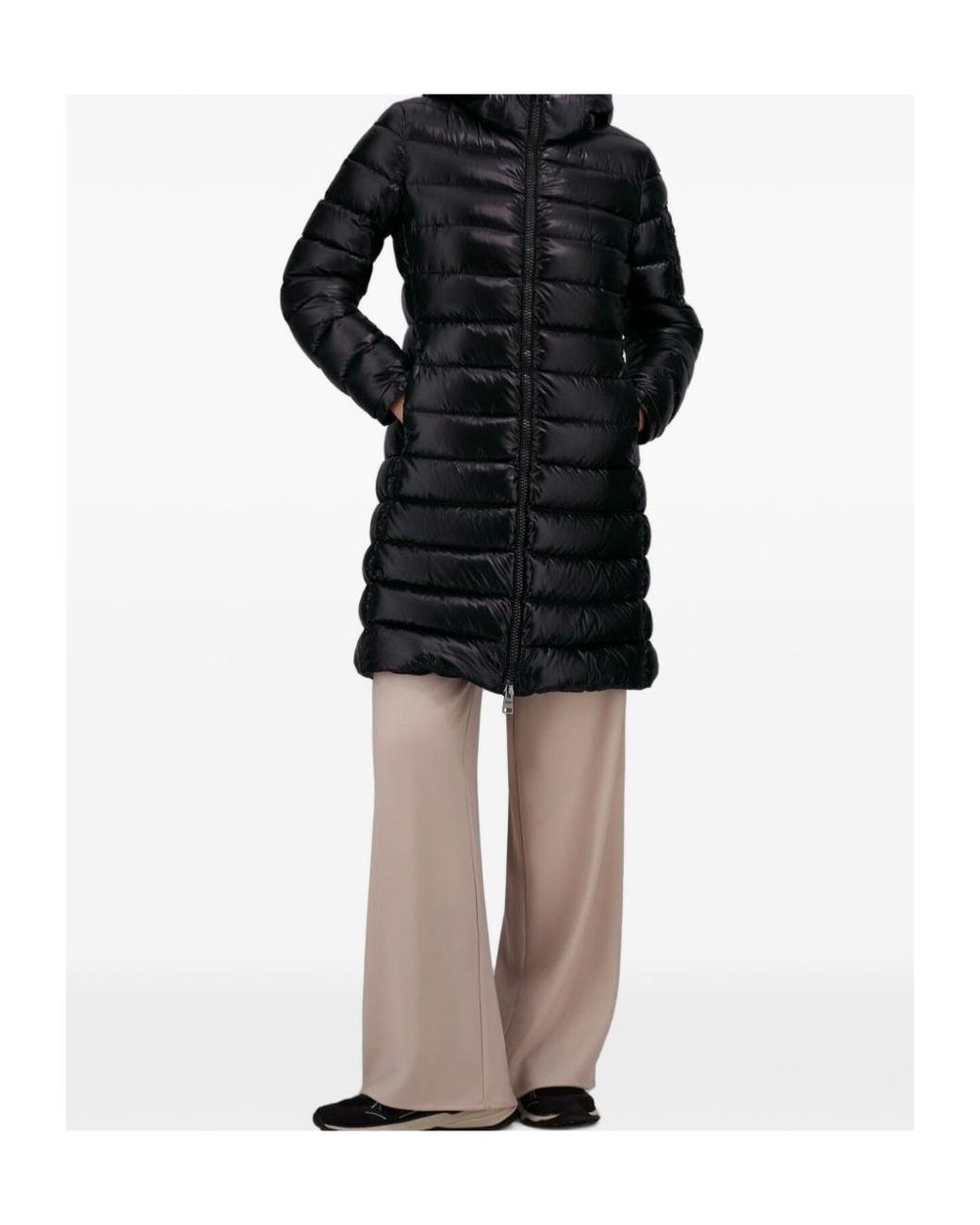 Herno Black Long-Sleeved Down Jacket