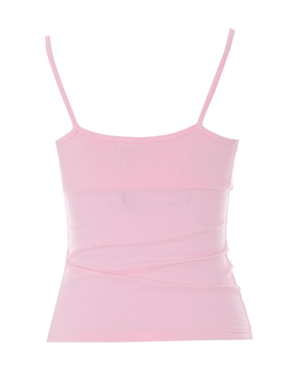 Willy Chavarria Pink Cholita Printed Cropped Tank Top