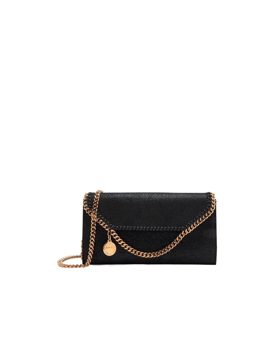 Stella McCartney Black Textured Wallet