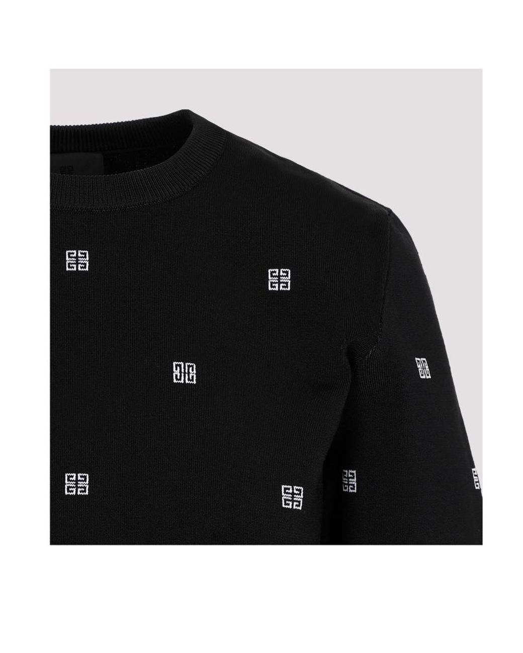 Givenchy Black Logo Detailed Short Sleeved Cropped Top