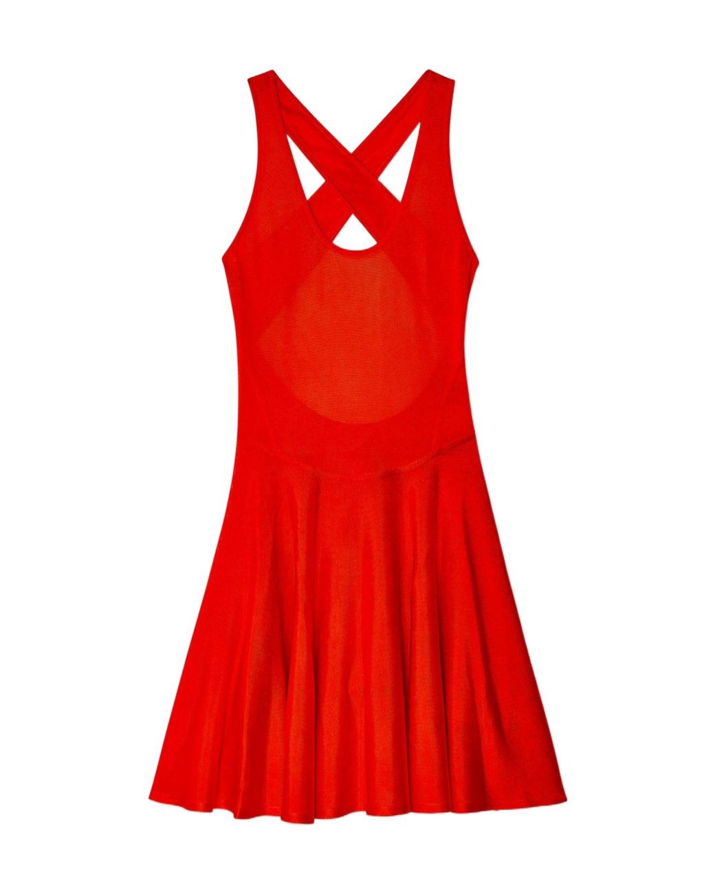 Alaïa Criss-Cross Flared Minidress