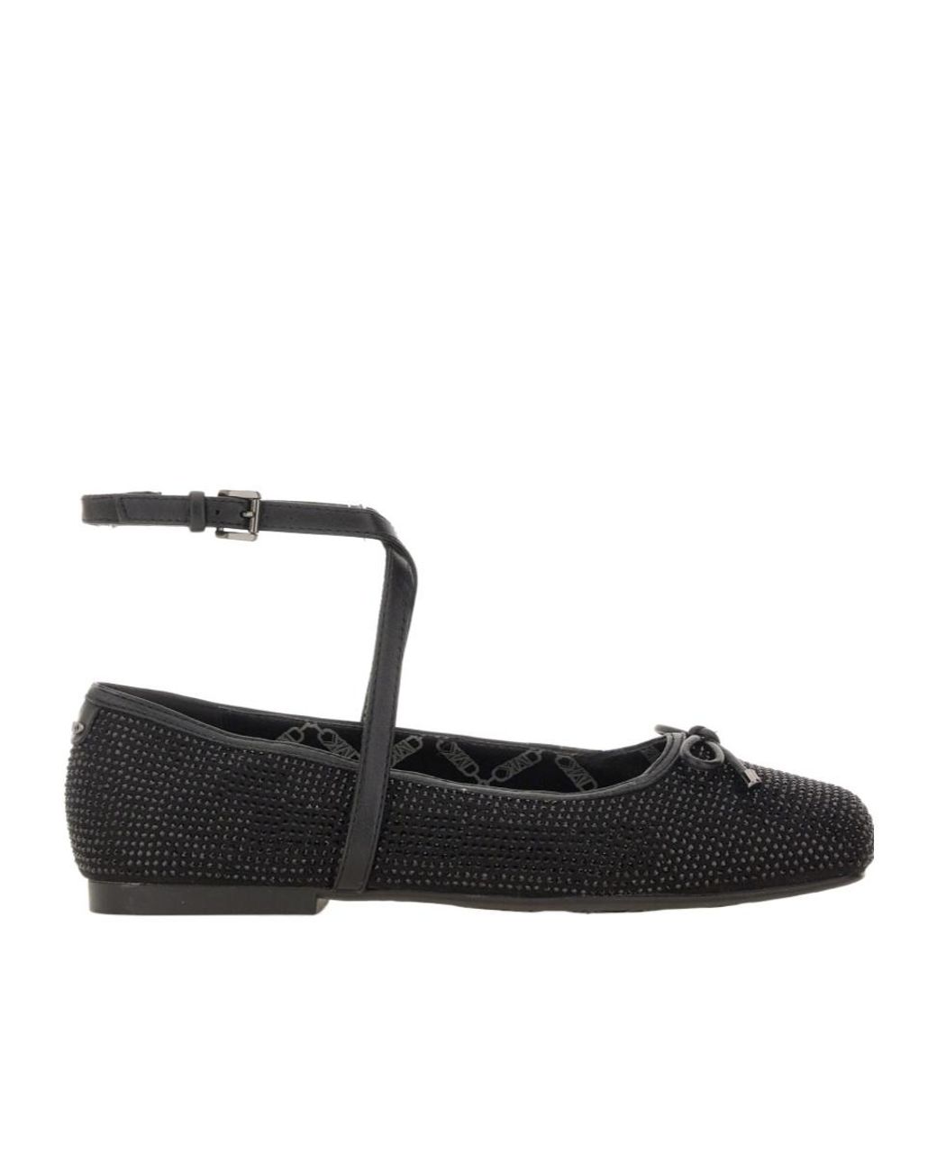 Michael Kors Black Michael Bow-Detailed Ballerinas
