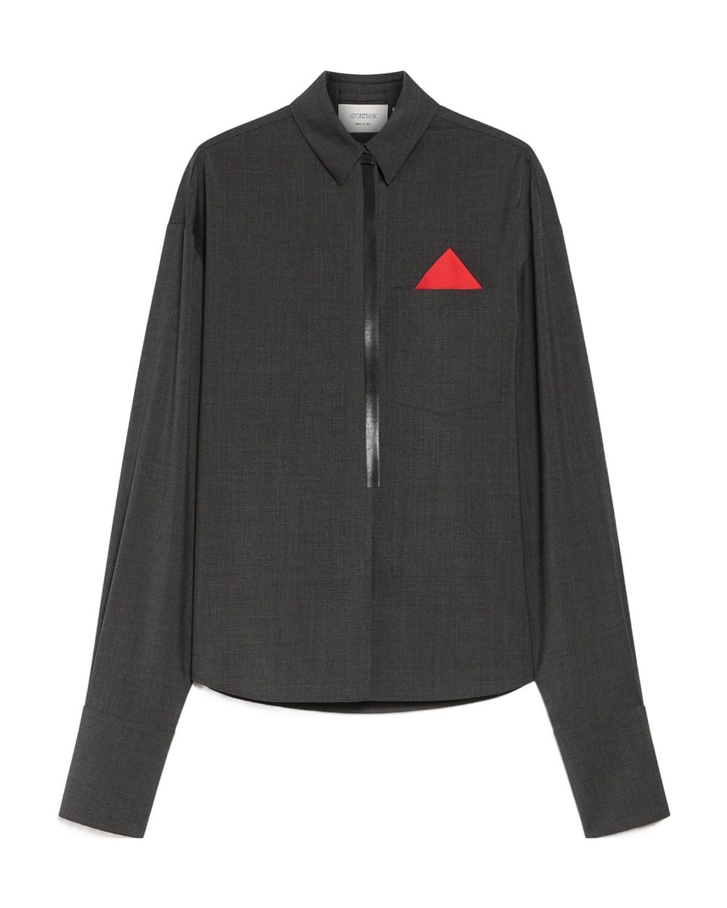 Sportmax Black Mappa Oversized Shirt