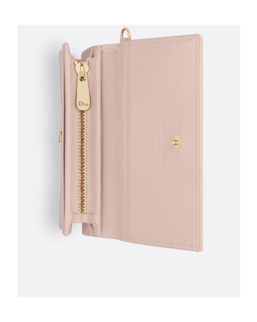 Dior Pink Mini Lady Wallet