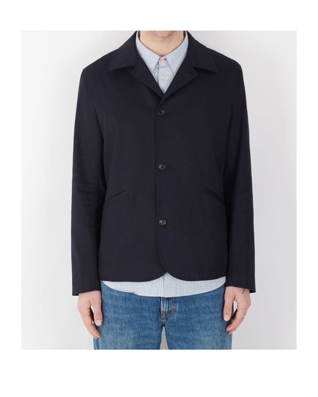 Paul Smith Blue Ps Paul Smith Single-Breasted Blazer for men