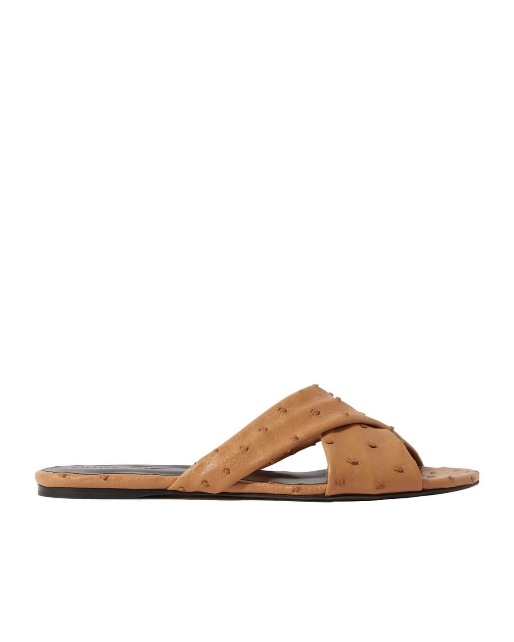 Khaite Brown Liria Slippers