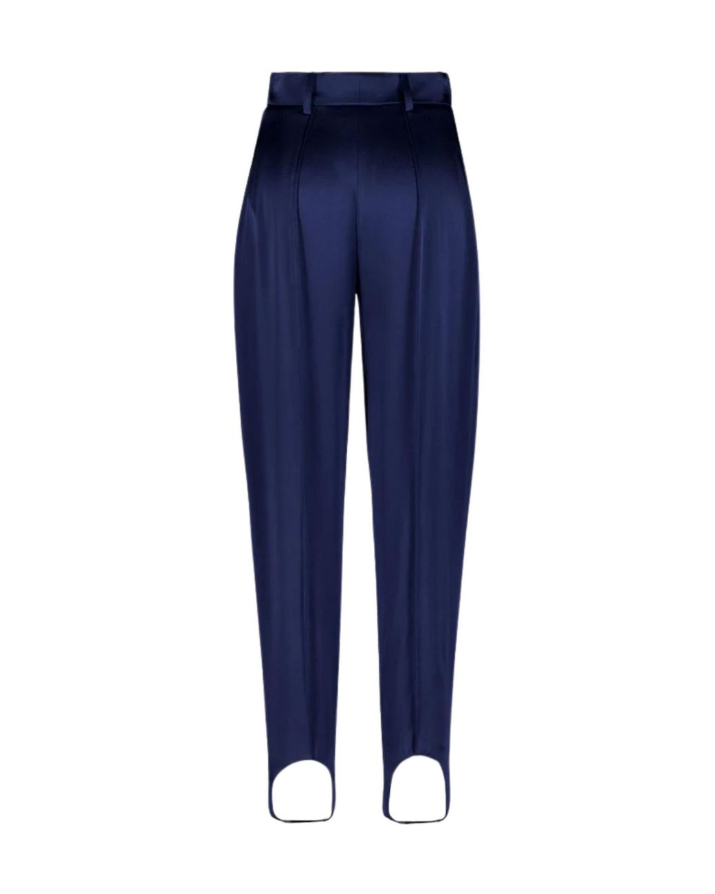 Stella McCartney Blue Enverse Satin Stirrup Pants