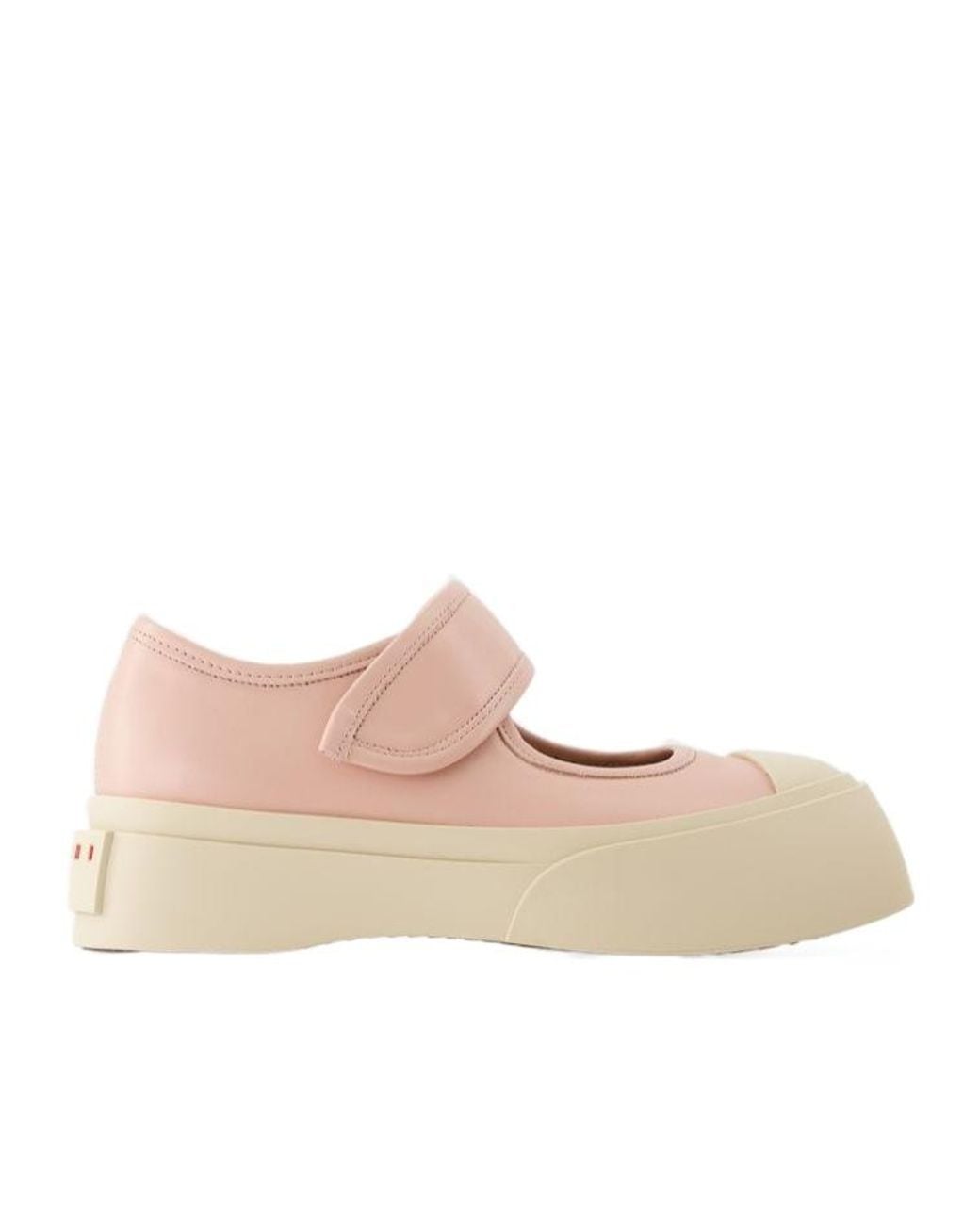 Marni Pink Mary Jane Ballerina Shoes