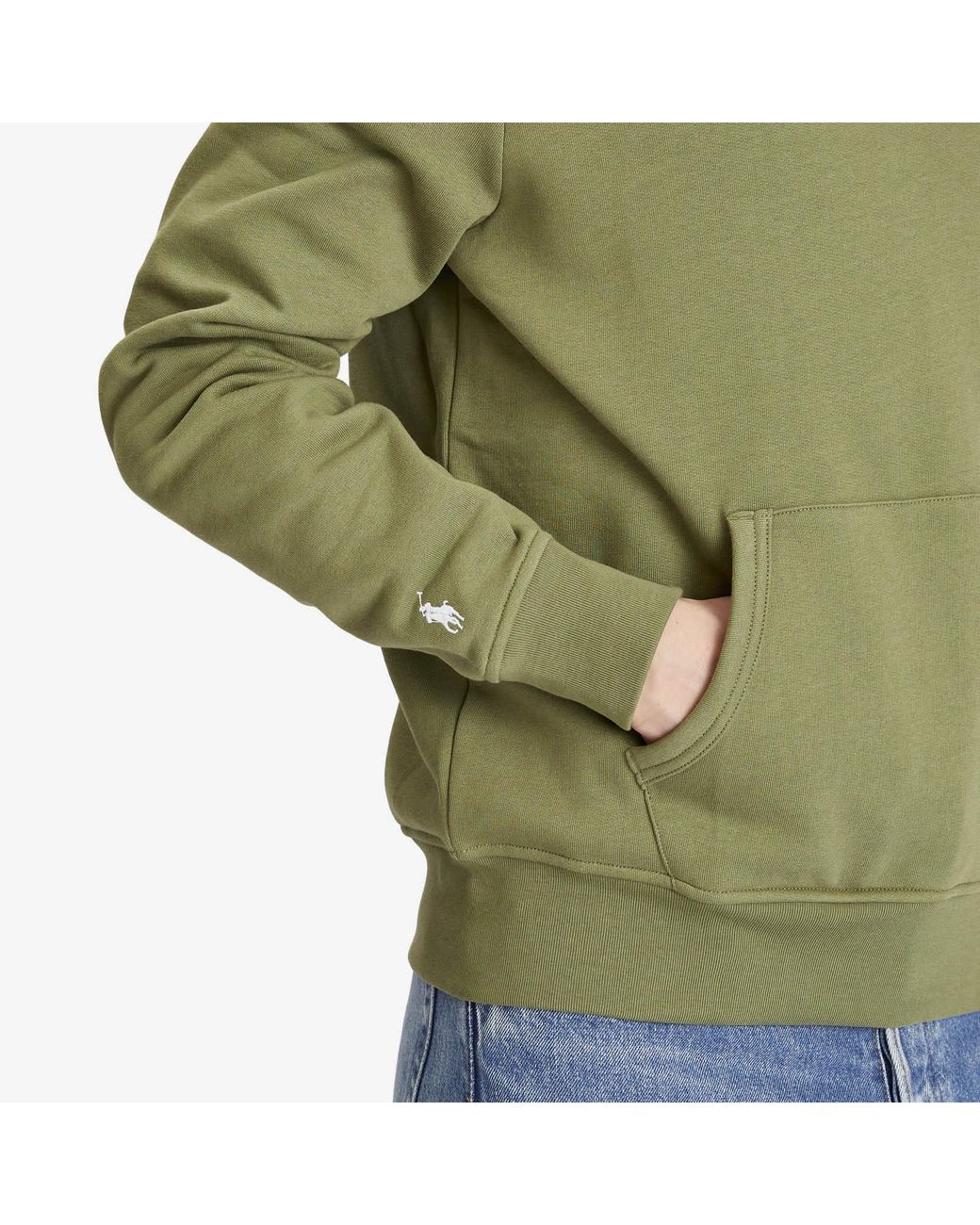 Polo Ralph Lauren Green Logo-Print Sweatshirt for men