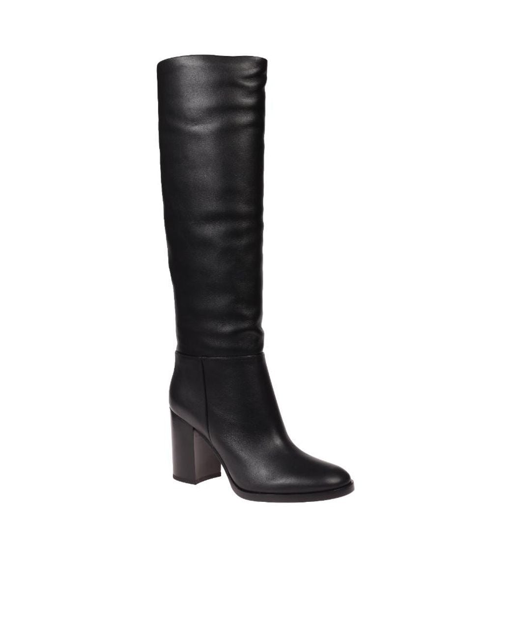 Gianvito Rossi Black Pointed Boots