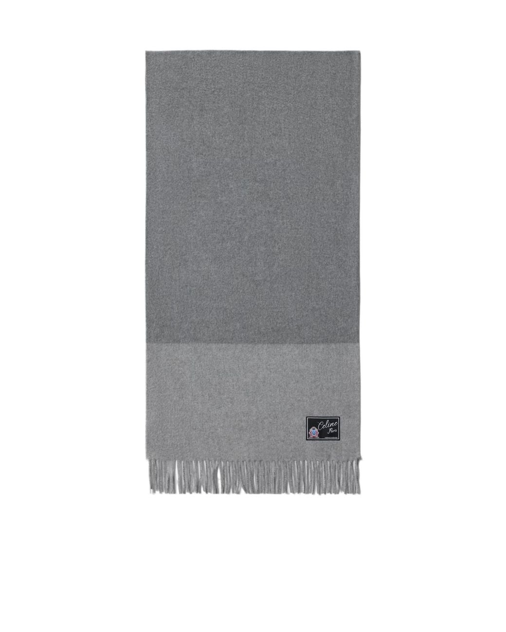 Céline Gray Bicolor Cashmere Scarf