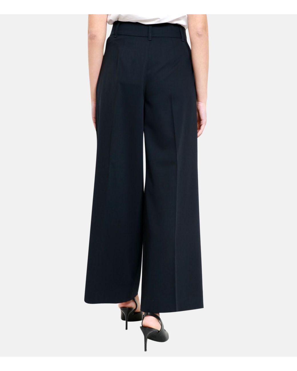 Max Mara Blue 'S Nichols Wide Leg Pants