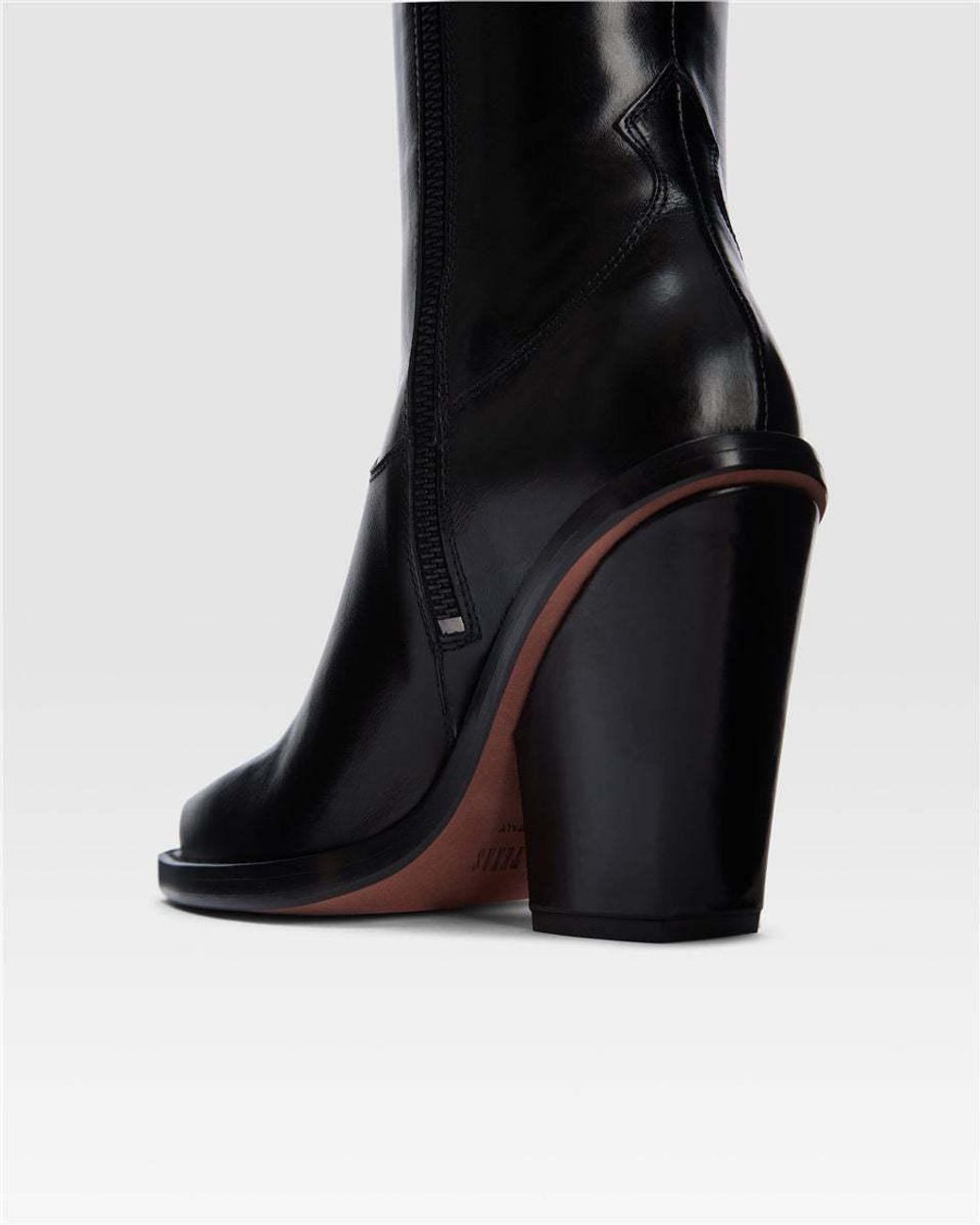 Paris Texas Black Patent Leather Texan Boot