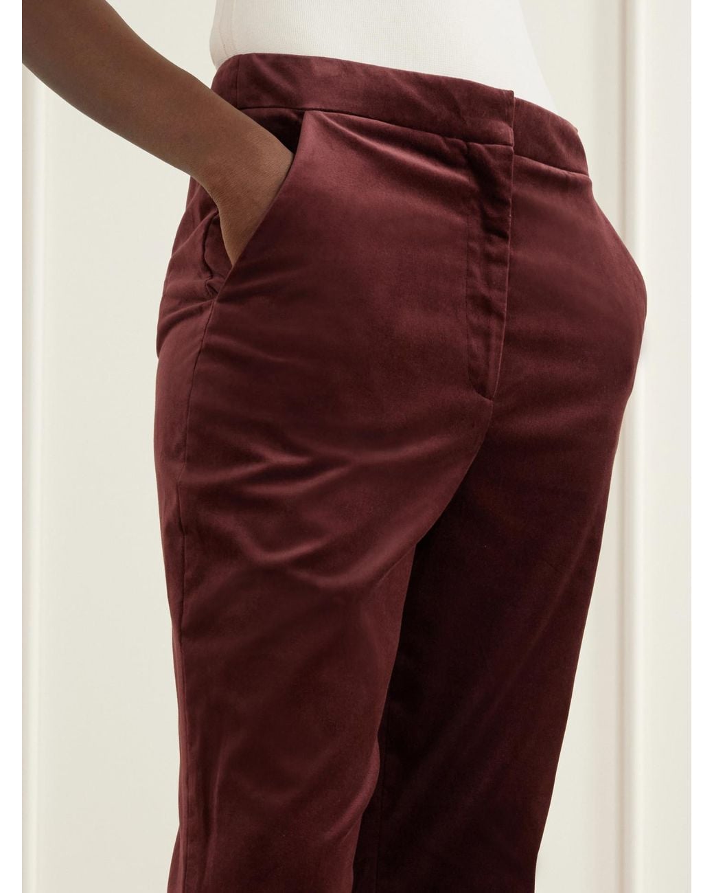 Veronica Beard Red Vintage Flare Pants