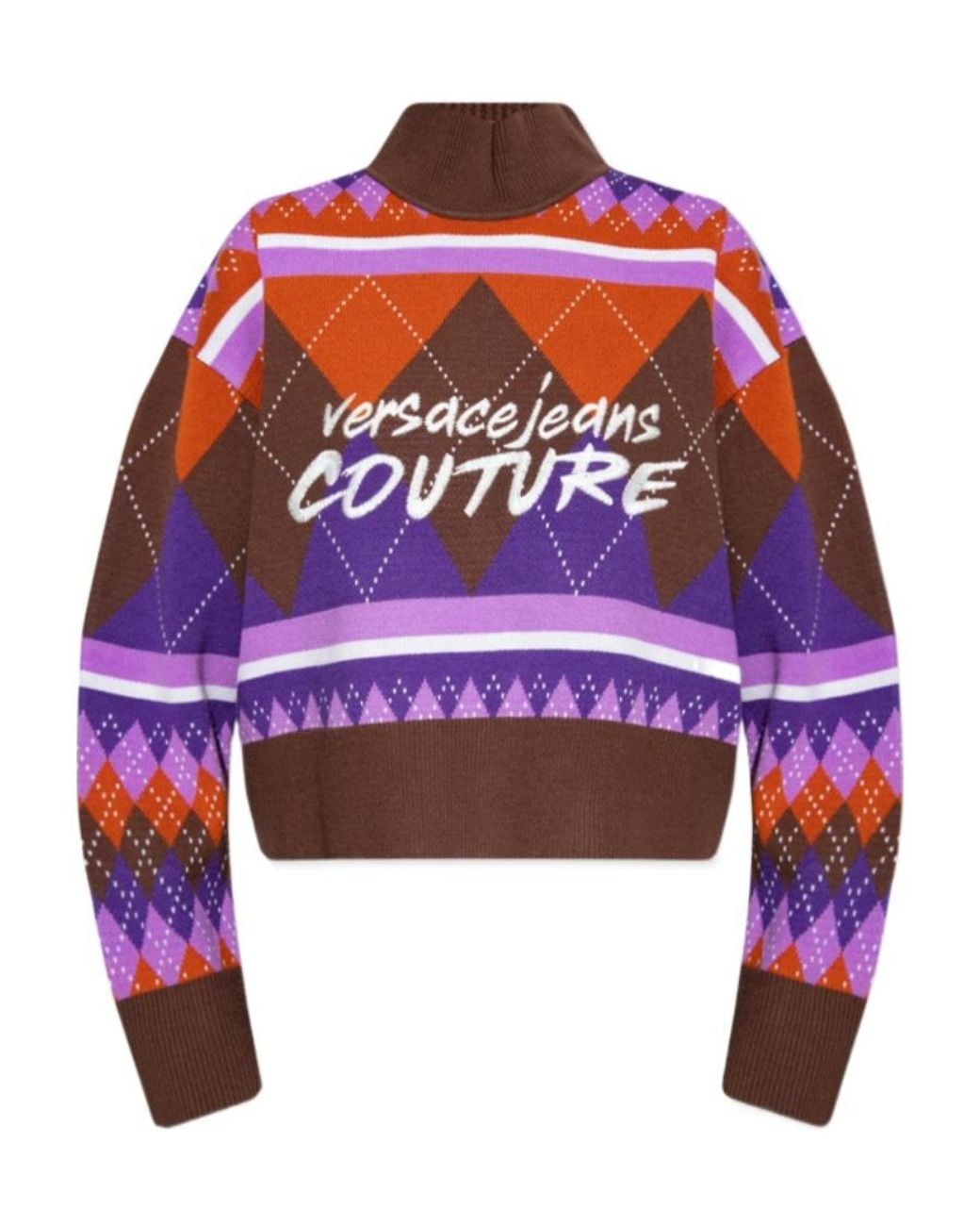 Versace Jeans Couture Logo-Embroidered Knit Jumper