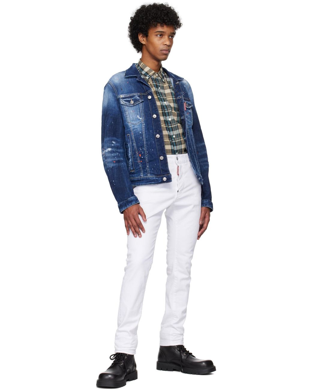 DSquared² White Cool Guy Slim-Fit Jeans for men