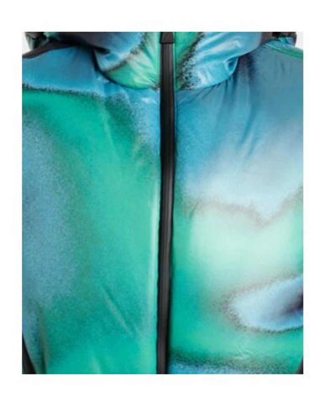 Aztech Mountain Blue Daisy Cropped Down Ski Jacket