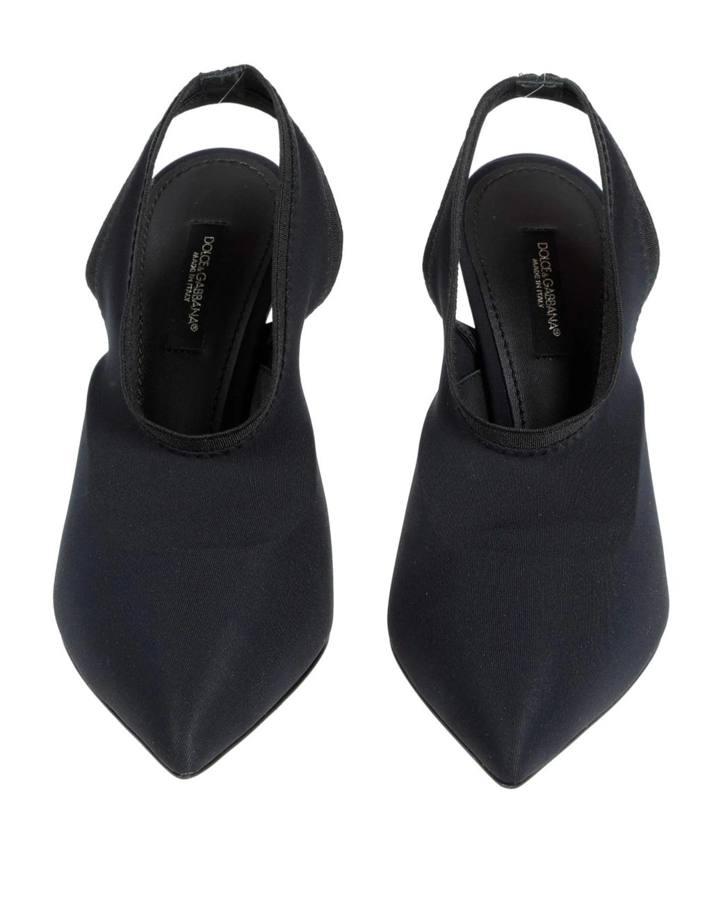 Dolce & Gabbana Blue Solid Pointed-Toe High Heels