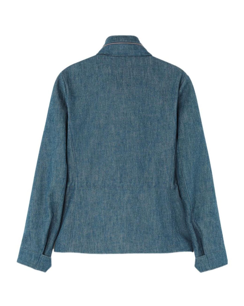 Loro Piana Blue Long-Sleeved Jacket