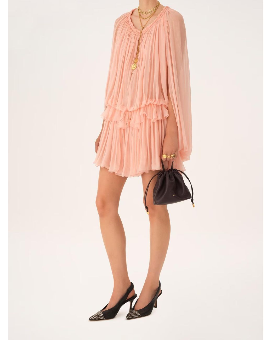 Chloé Brown Chloé Icons Mini Shoulder Bag