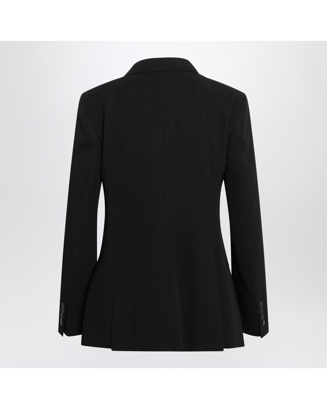 Max Mara Black Long-Sleeve Casual Jacket