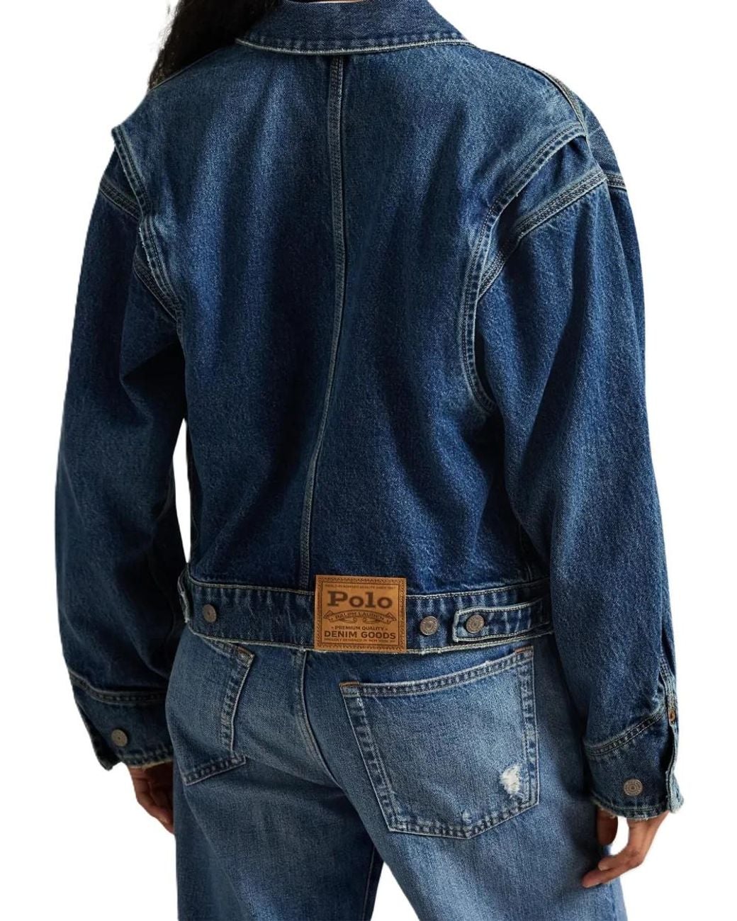 Polo Ralph Lauren Blue Buttoned Denim Jacket