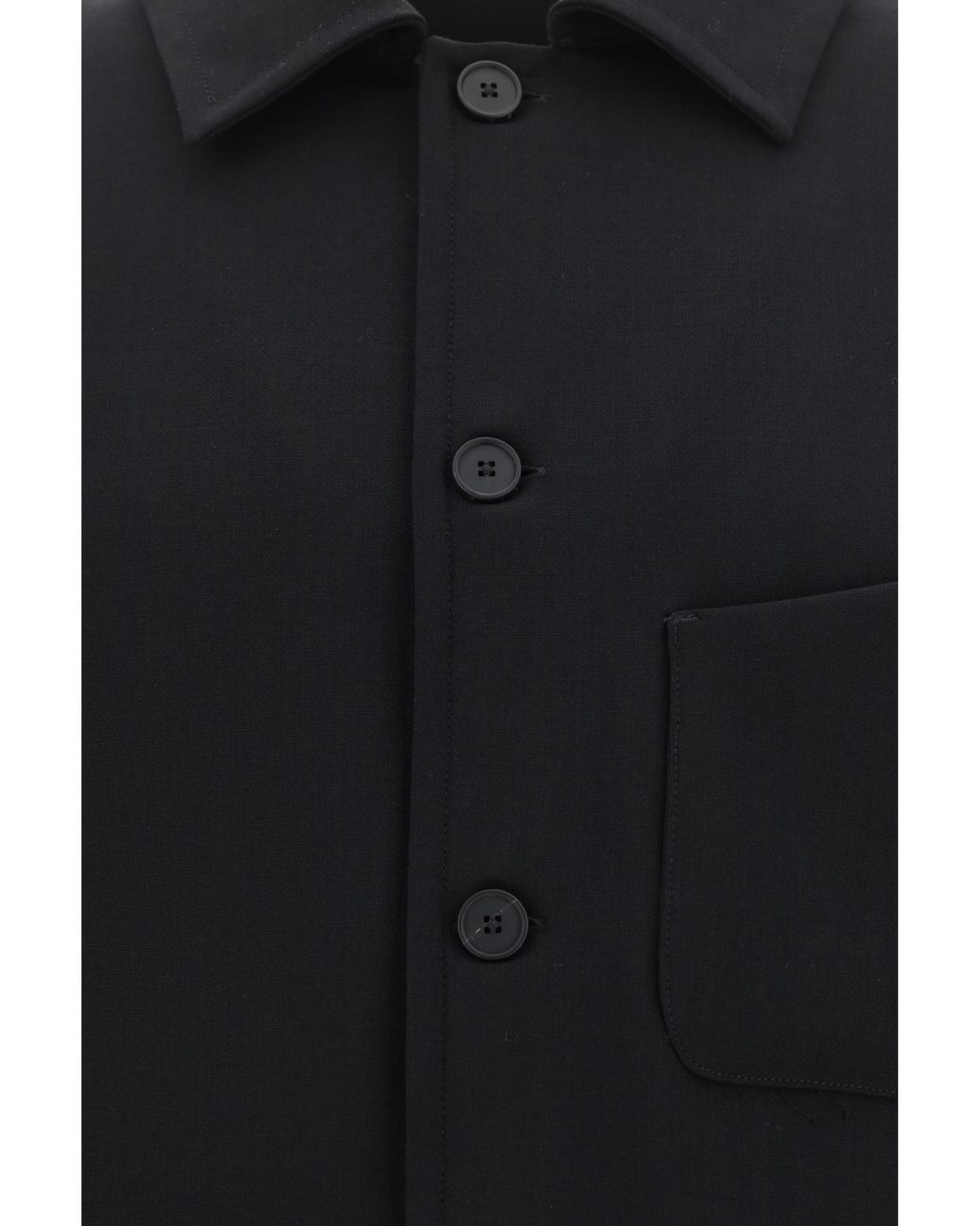 Givenchy Black Chest Pocket Overshirt for men