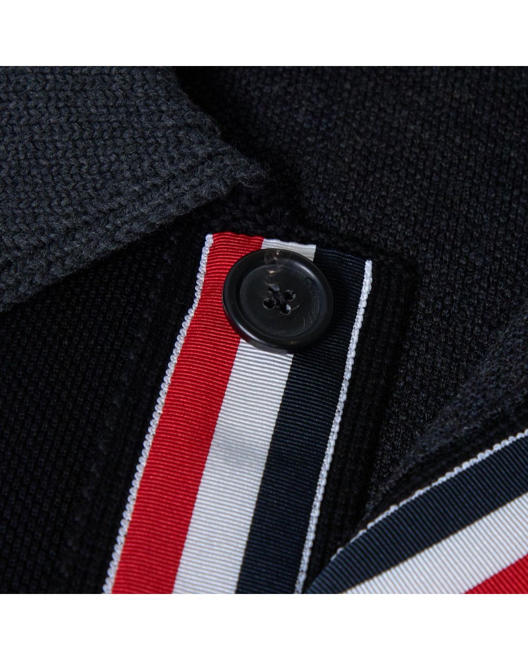 Thom Browne Black Button-Front Jacket for men