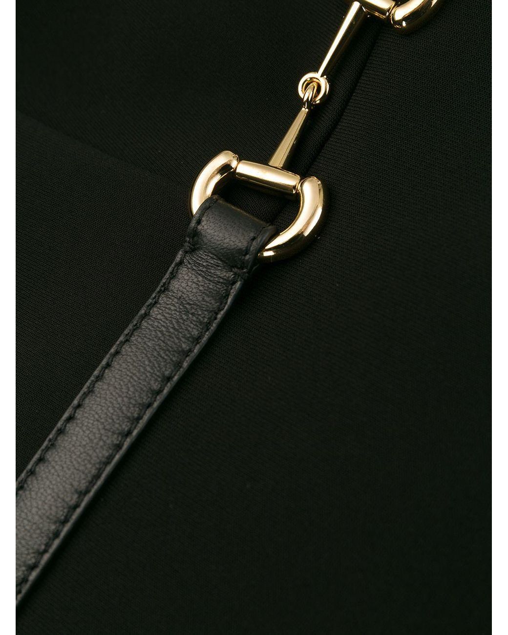 Gucci Black Ruffled Sleeveless Dress