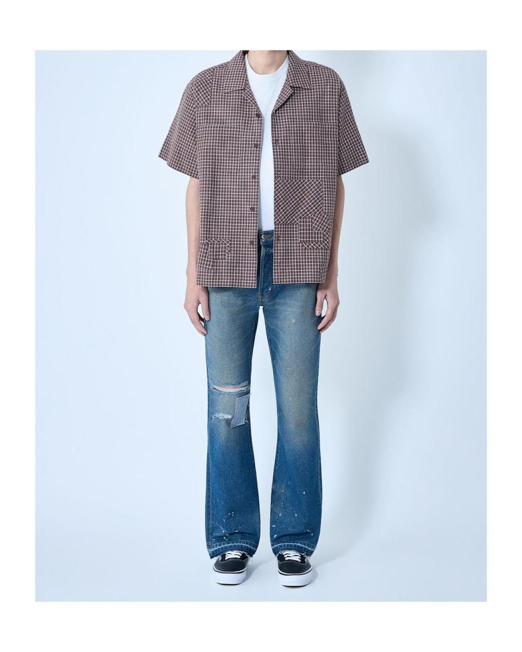 GALLERY DEPT. Blue Dagger Bootcut Jeans for men