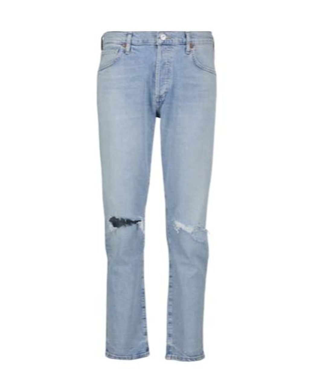 Citizens of Humanity Blue Belt-Loop Jeans