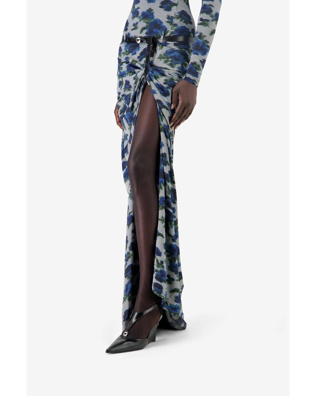 Coperni Blue Suspended Dress