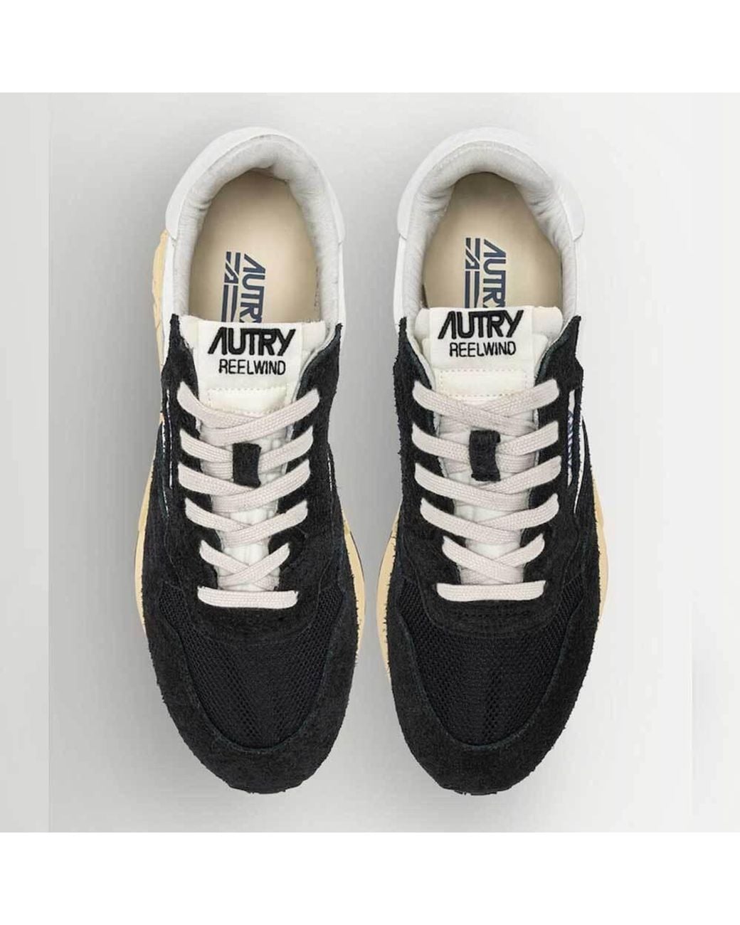 Autry Black Lace-Up Sneakers