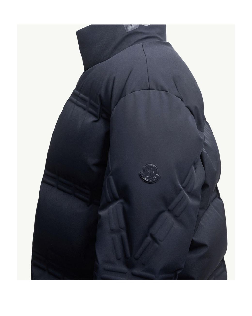 Moncler Blue X Aap Rocky Rally Short Down Jacket for men
