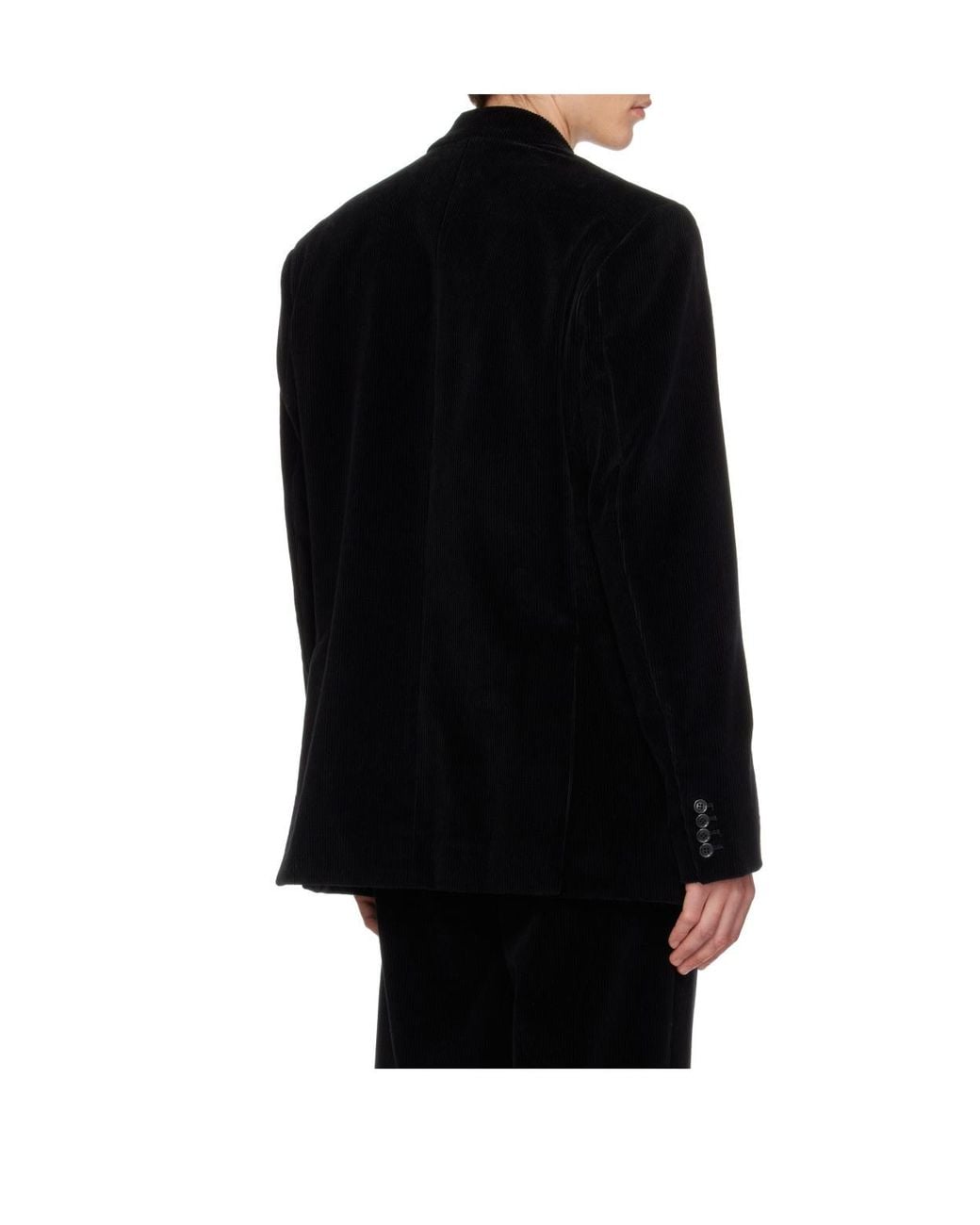 Rier Black Single-Breasted Blazer for men