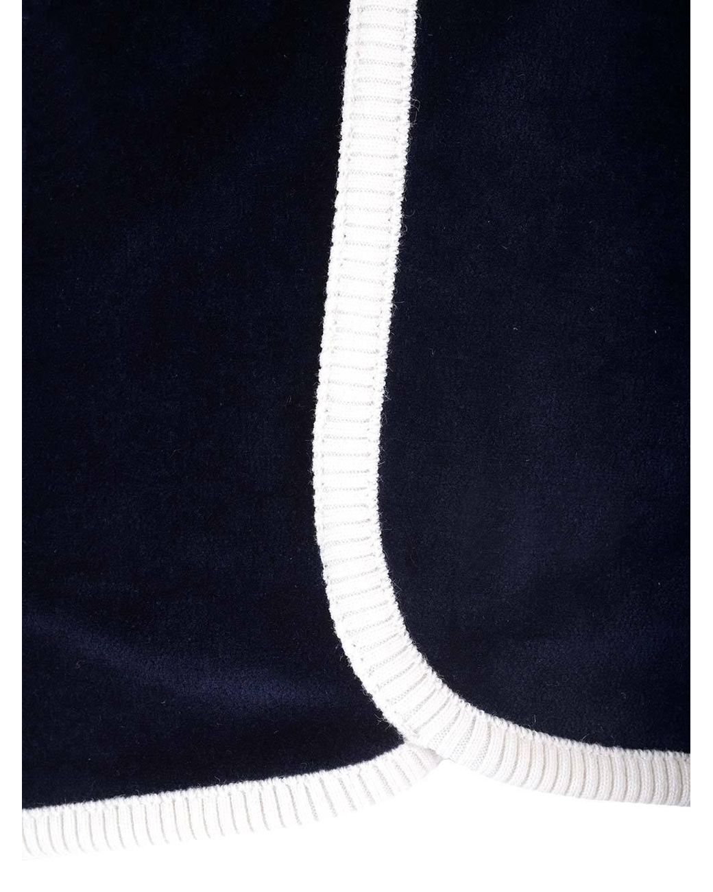 Céline Blue Triomphe Mini Shorts