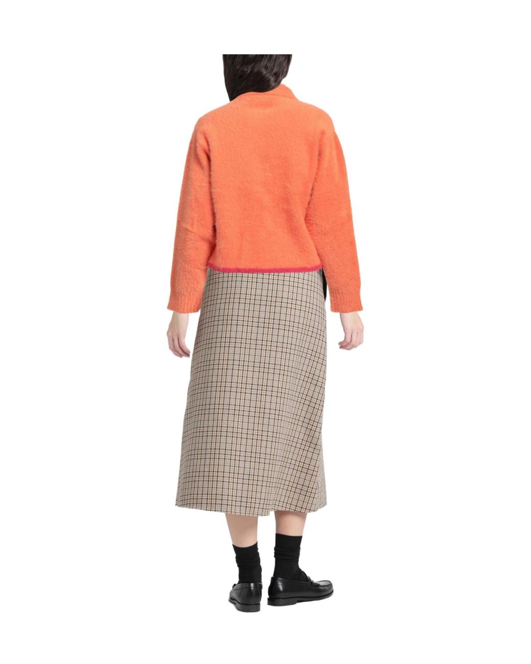 Jacquemus Orange Two-Tone Knit Sweater
