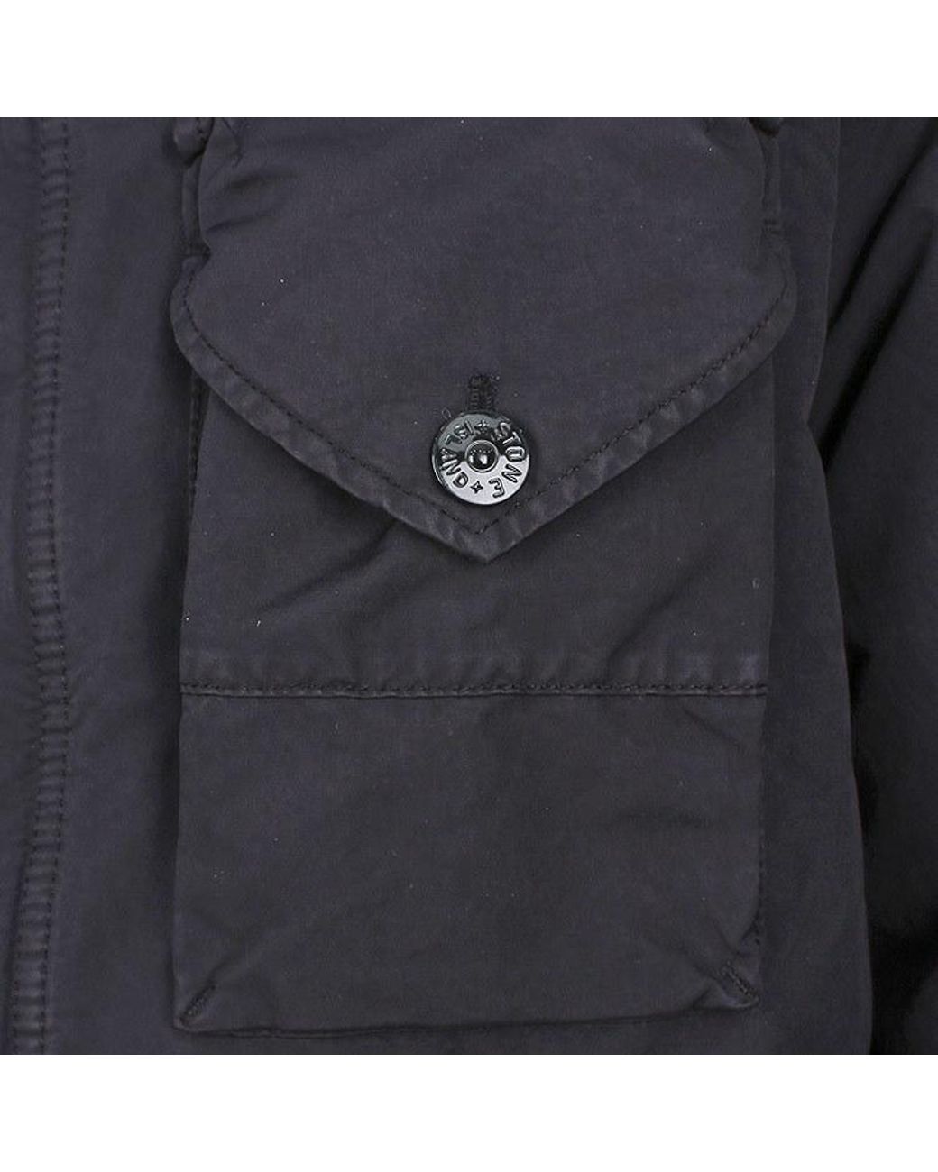Stone Island Blue David-Tc Parka Coat for men