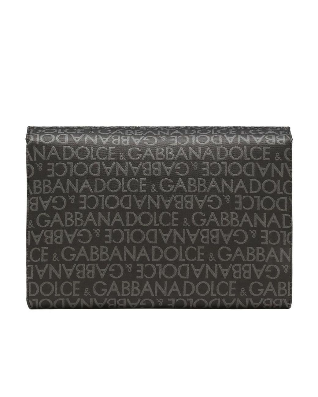 Dolce & Gabbana Black All-Over Jacquard Crossbody Bag for men