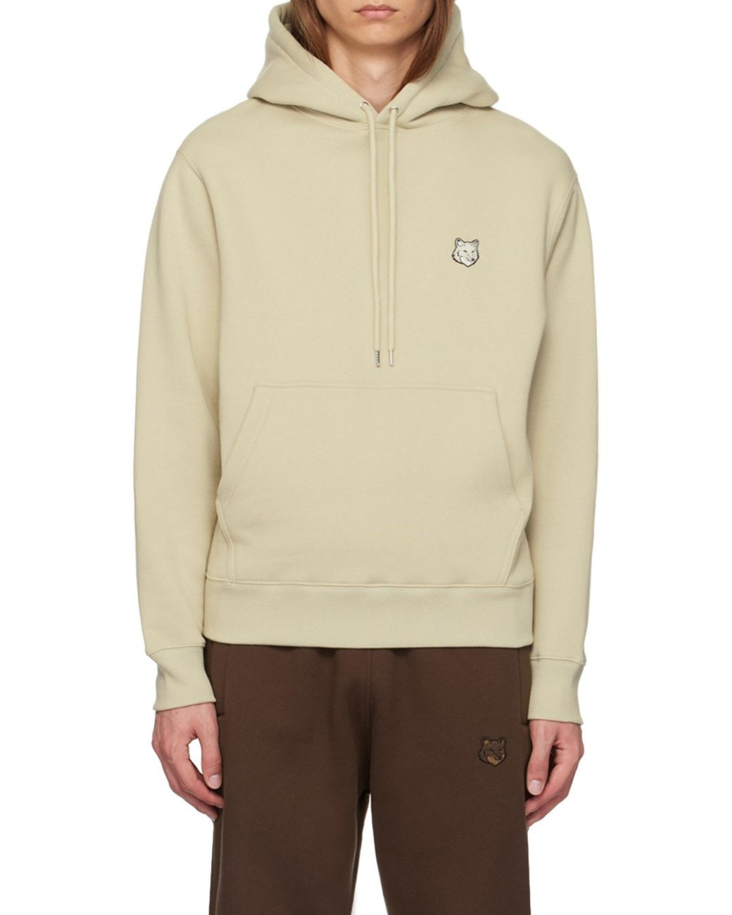 Maison Kitsuné Natural Cotton Sweatshirt for men