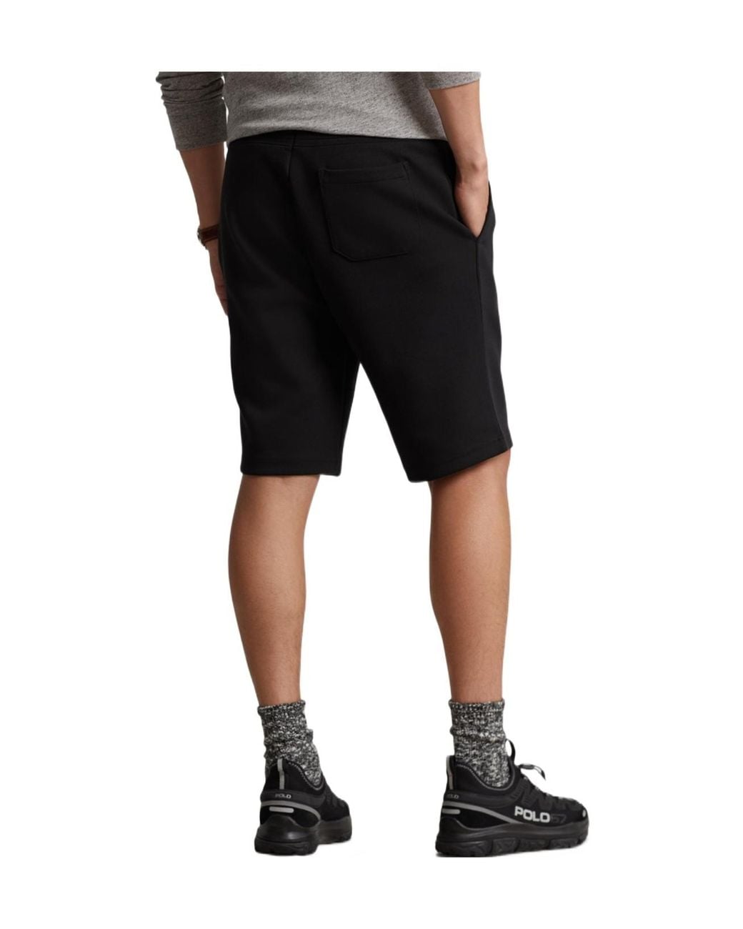 Polo Ralph Lauren Black Tech Shorts for men