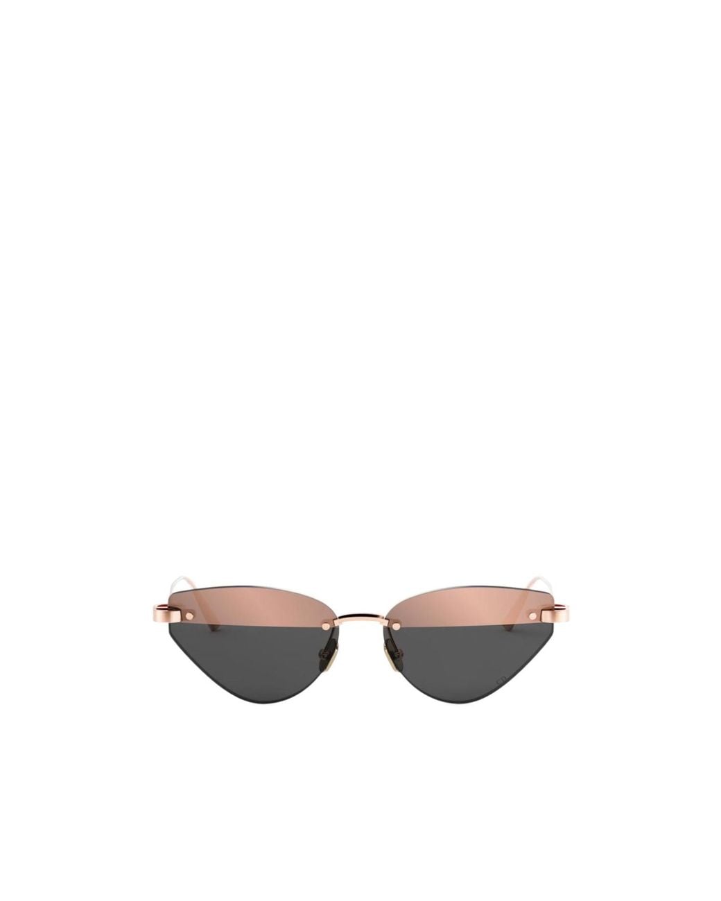 Dior White Eyewear C Butterfly Frameless Sunglasses