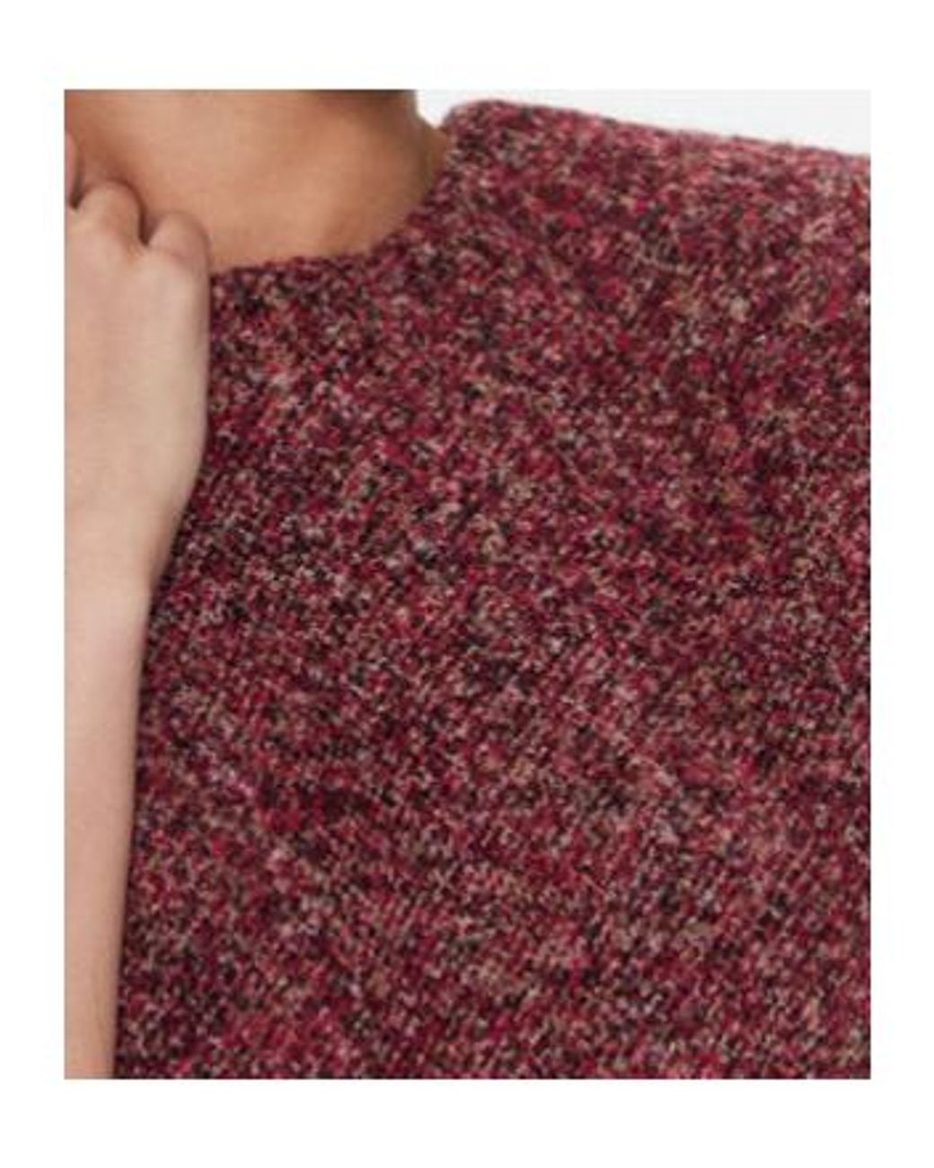 REMAIN Birger Red Crew-Neck Top