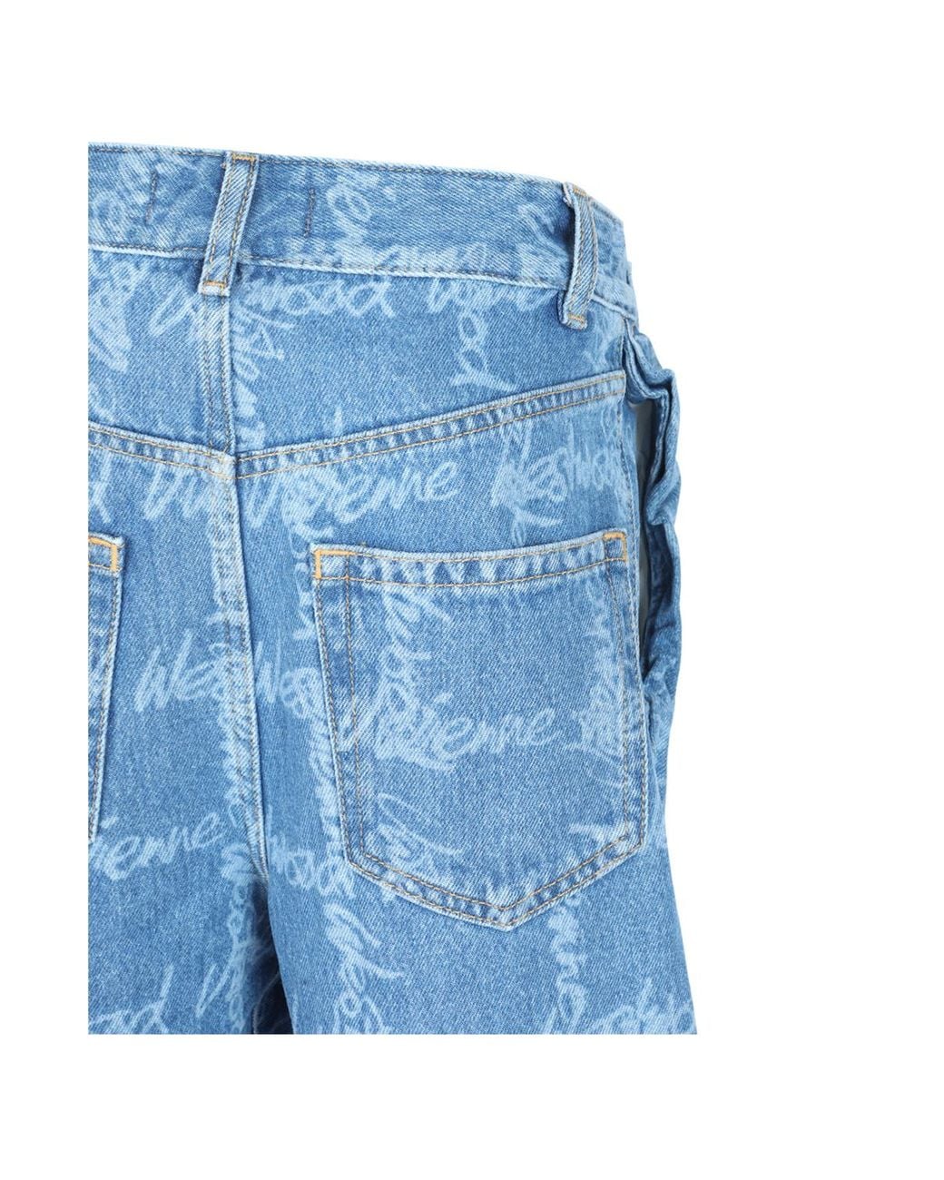 Vivienne Westwood Blue Drunken Jeans for men