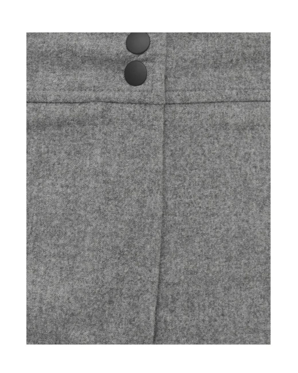 Peserico Gray Cargo Detail Pants