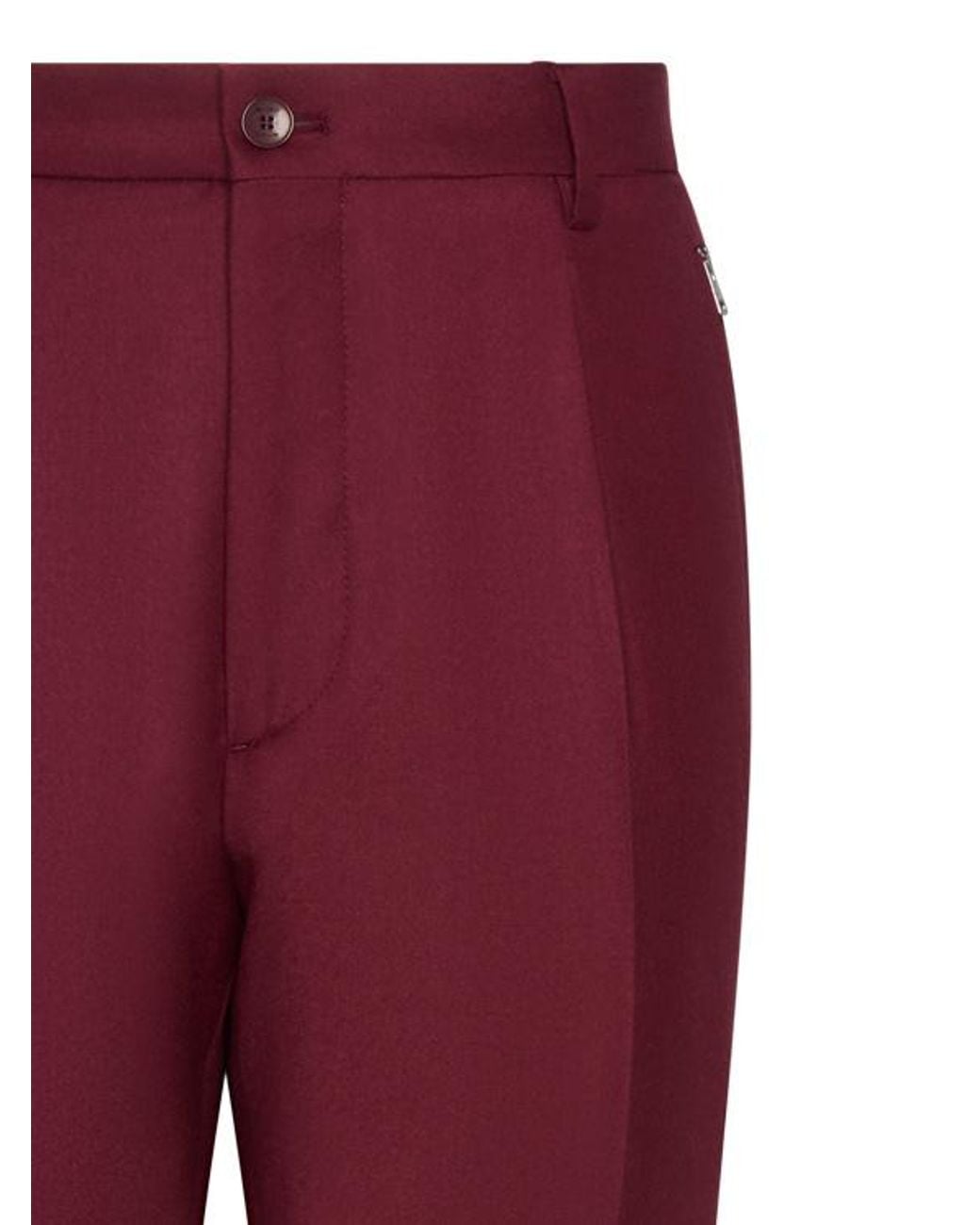 Etro Red Carrot Leg Trousers for men