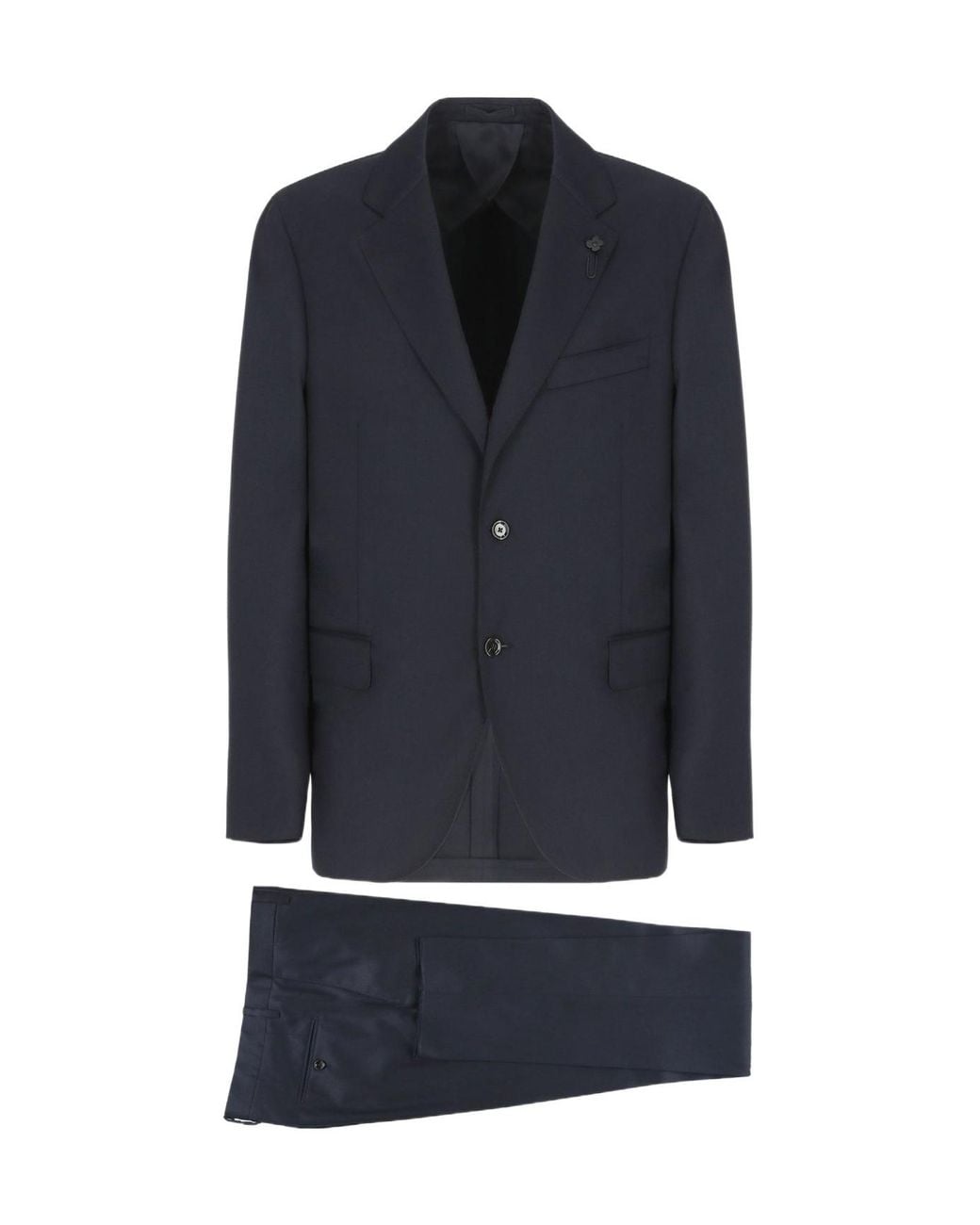 Lardini Blue Single-Breasted Tailored Suits for men