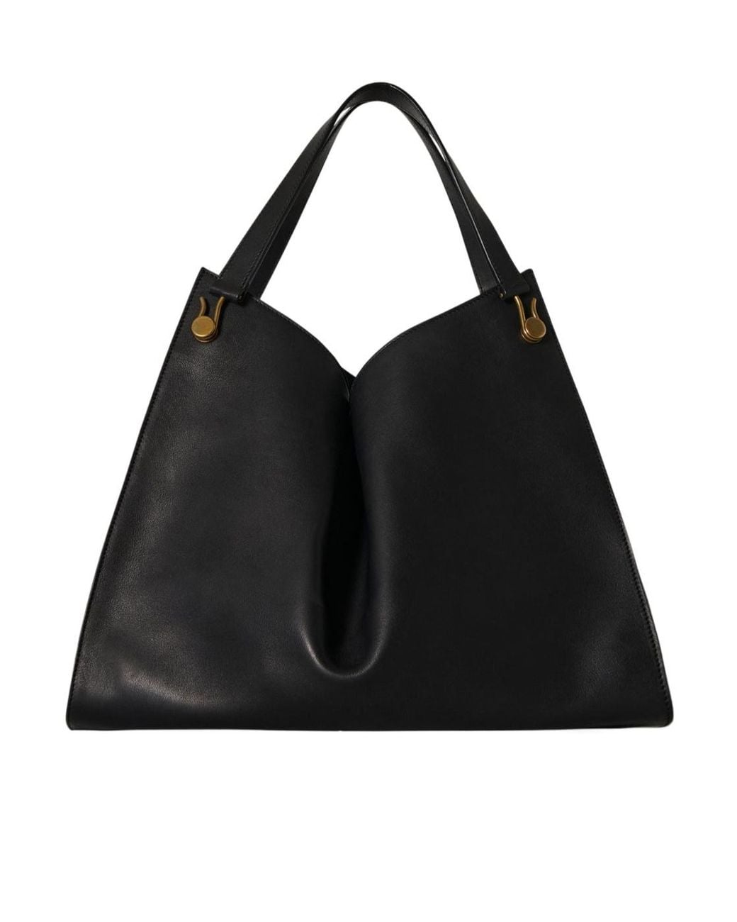 The Row Black Alexia Leather Handbag
