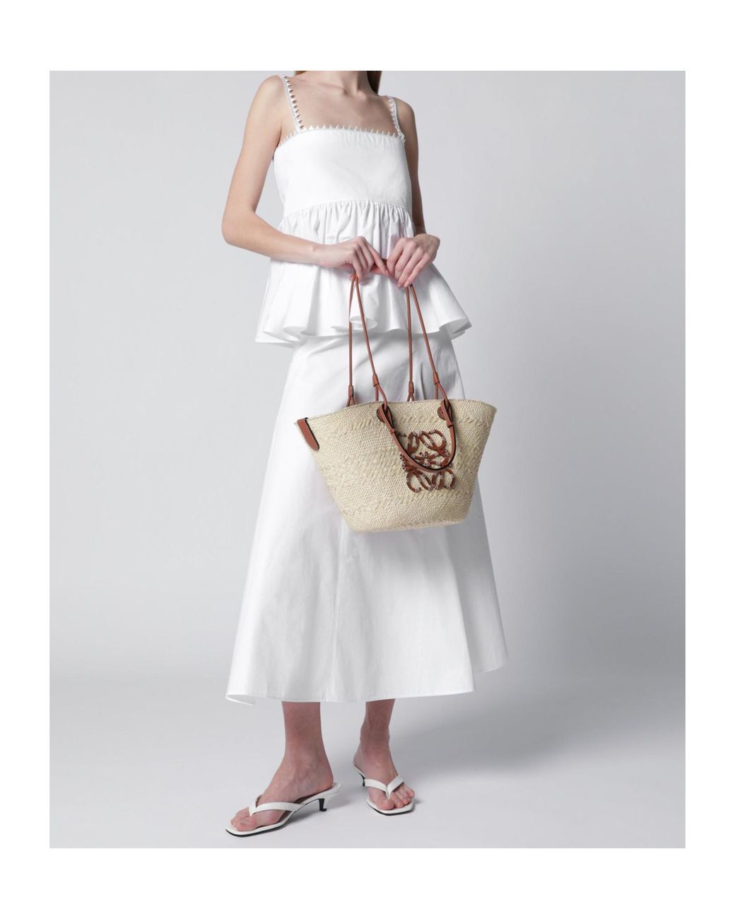 Loewe Natural Medium Anagram Basket Bag