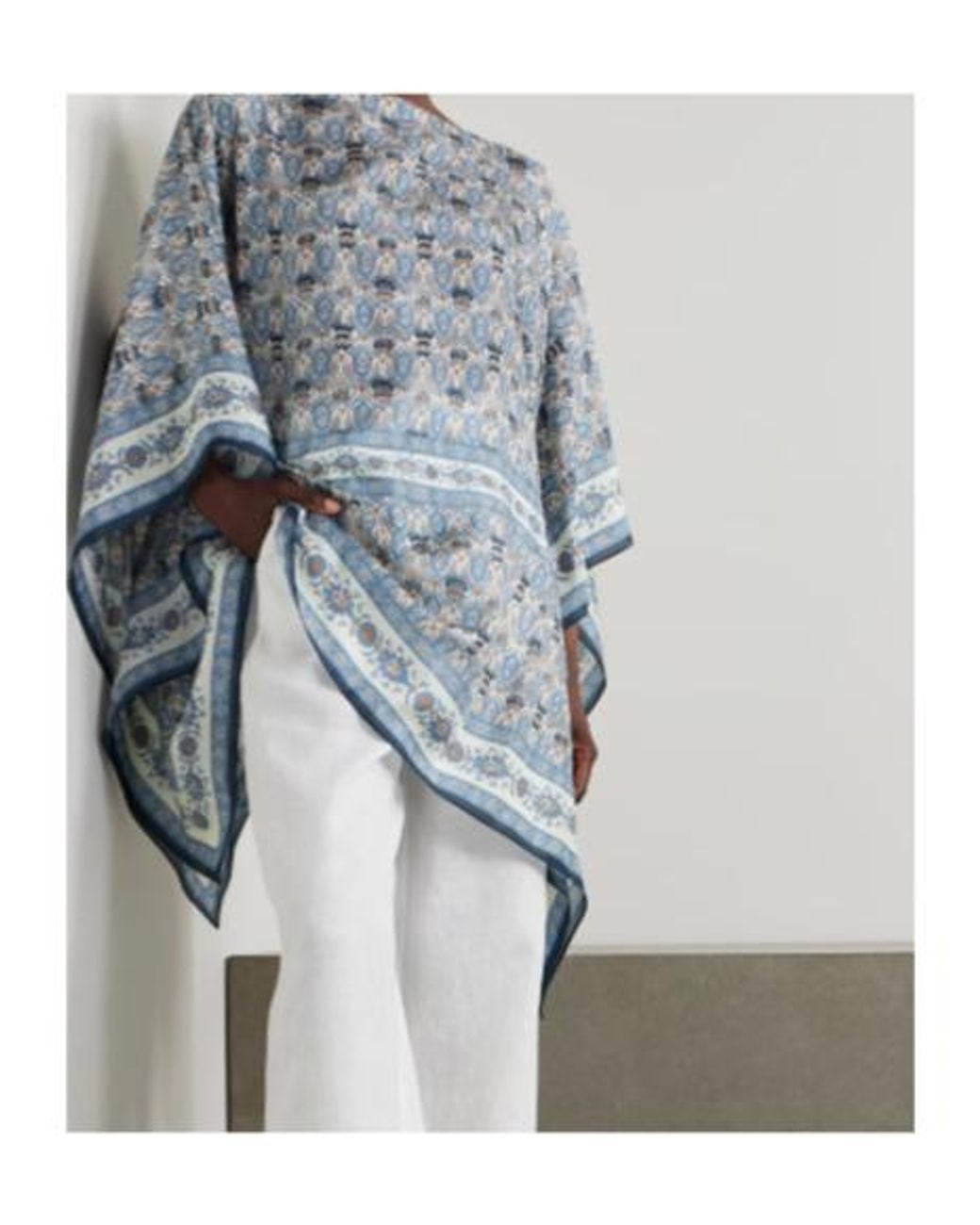 Loro Piana Blue Dani Cape